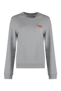 Cotton crew-neck sweatshirt